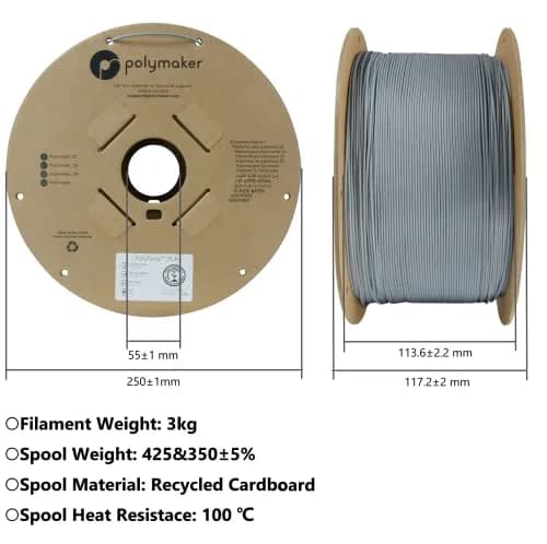 Polymaker PolyCast PVB Filament 1.75mm Natural | Investment Casting & Metal Patterning thumbnail 6