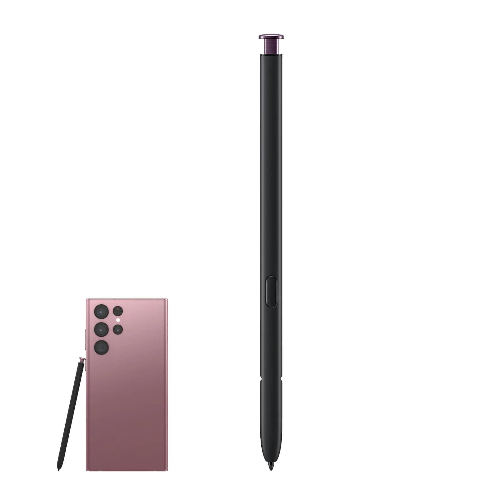 CaoXiong S22 Ultra Replacement Pen for Samsung Galaxy S22 Ultra 5G S Pen Stylus Pen (Without Bluetooth, Burgundy) | 4096 Pressure Levels - main product image