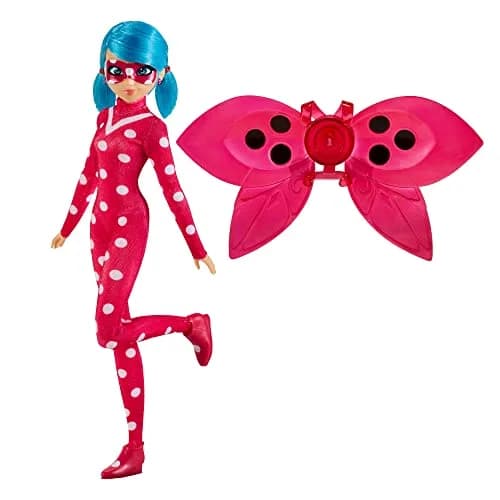 Bandai Miraculous Ladybug & Cat Noir Dolls 26cm | Articulated Superhero Figures with Accessories thumbnail 4