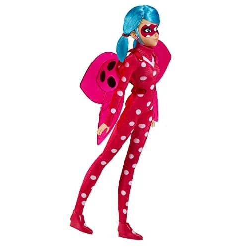 Bandai Miraculous Ladybug & Cat Noir Dolls 26cm | Articulated Superhero Figures with Accessories thumbnail 2
