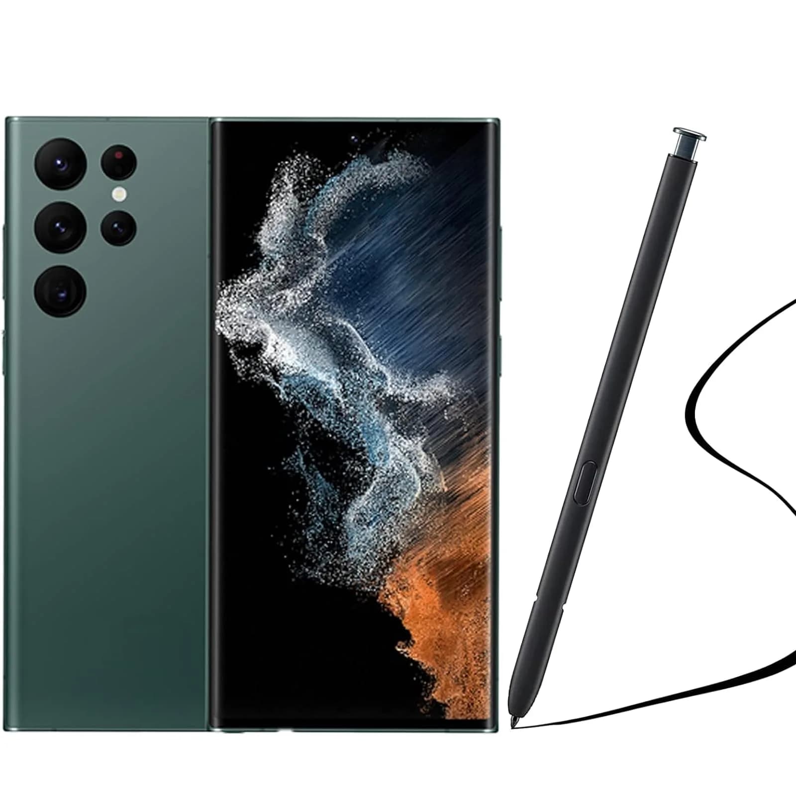 Alovexiong Replacement S Pen for Samsung Galaxy S22 Ultra 5G SM-S908 (Green) | Stylus Pen Without Bluetooth - main product image
