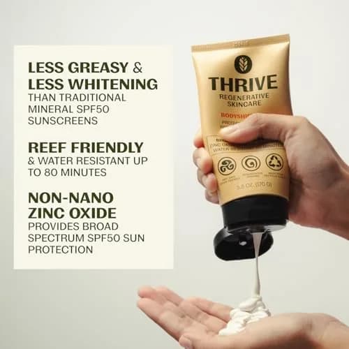Thrive Natural Care Reef Safe Sunscreen SPF50 - 313ml (10.6 Oz) | Broad Spectrum UVA/UVB Protection thumbnail 2