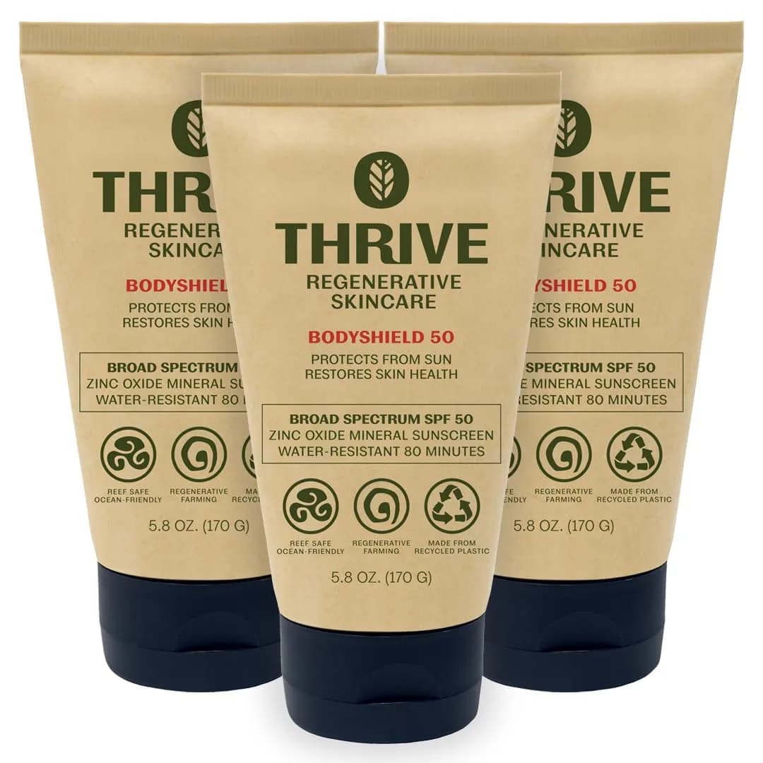 Thrive Natural Care Reef Safe Sunscreen SPF50 - 313ml (10.6 Oz) | Broad Spectrum UVA/UVB Protection — 5.8 Ounce