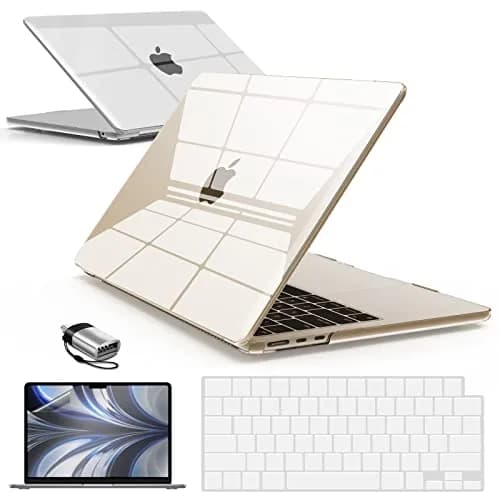 IBENZER MacBook Air 13 Inch Case Crystal Clear | Ultra-Light & Secure Fit for 2022-2026 thumbnail 1