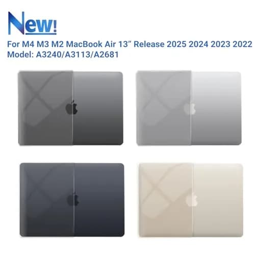 IBENZER MacBook Air 13 Inch Case Crystal Clear | Ultra-Light & Secure Fit for 2022-2026 thumbnail 3