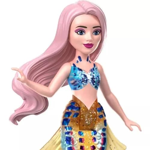 Mattel Disney Princess Toys, The Little Mermaid Ariel & Sisters Small Doll Set, Collection of 7 Mermaid Dolls, Inspired by the Movie | Poseable, Collectible, Family Fun thumbnail 3