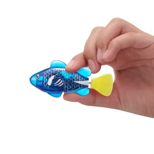 Robo Alive Robo Fish Robotic Swimming Fish (2 Pack, Red + Blue) | Water Activated Toy for Kids 3+ thumbnail 3