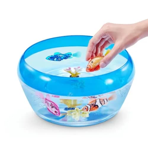 Robo Alive Robo Fish Robotic Swimming Fish 2 Piece Set | Water Activated, Color Changing, 2-Pack thumbnail 4