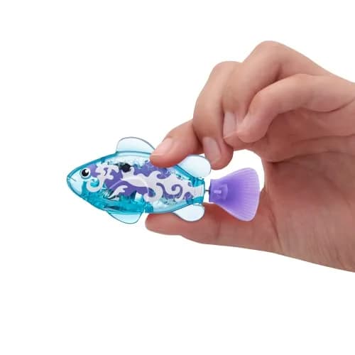 Robo Alive Robo Fish Robotic Swimming Fish 2 Piece Set | Water Activated Color Changing Toy thumbnail 2
