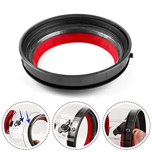 Chuancheng Dust Bin Bucket Top Fixed Sealing Ring for Dyson V10 Vacuum Cleaner | 11.6cm (4.57in) thumbnail 5