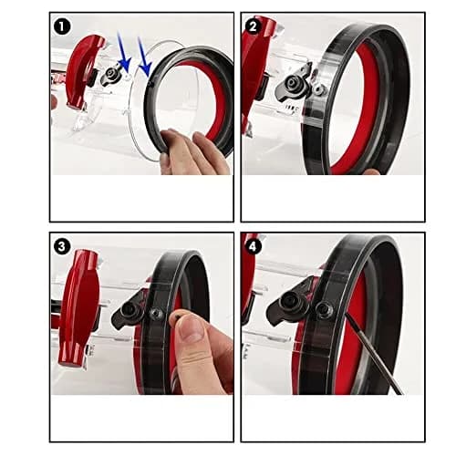 Chuancheng Dust Bin Bucket Top Fixed Sealing Ring for Dyson V10 Vacuum Cleaner | 11.6cm (4.57in) thumbnail 6