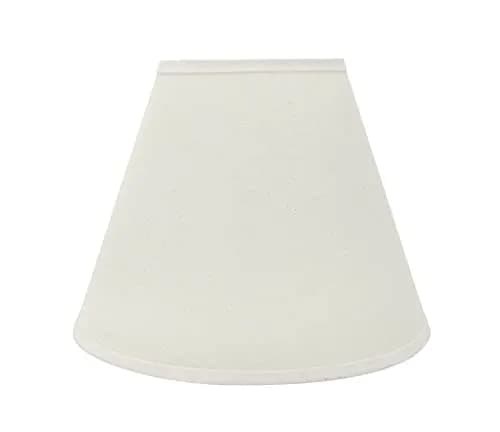 Aspen Creative 32290A Off White Linen Empire Lampshade 14" | Transitional Hardback Shade thumbnail 1