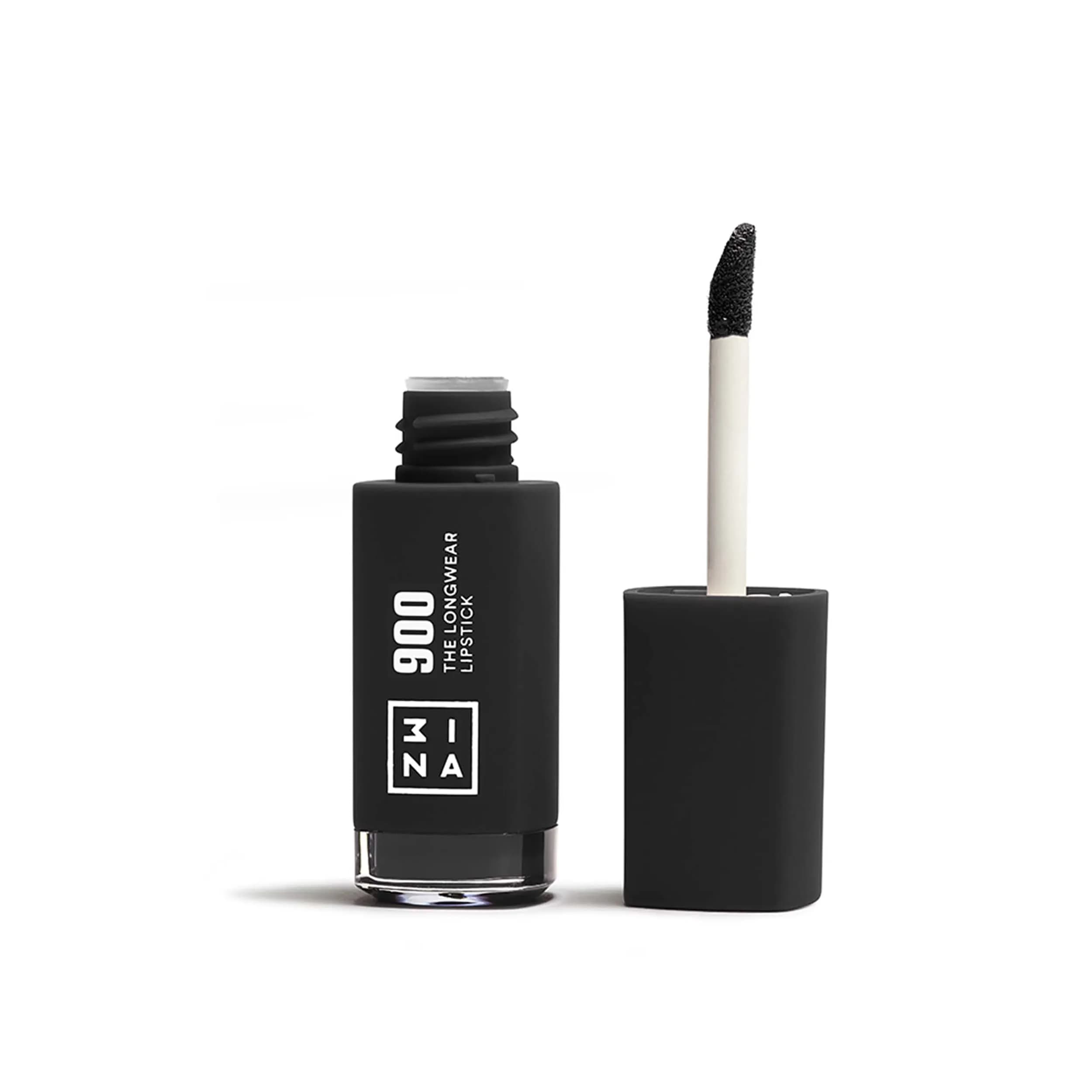 3INA Longwear Lipstick - 900 Black | Matte, Transfer-Proof, 12H Wear (en_US) — Black