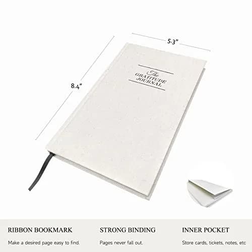 GOSSIP FOX Gratitude Journal for Happiness, Optimism & Reflection - Undated Daily Planner 15.2 x 21.3 cm (6 x 8.4 inches) thumbnail 2