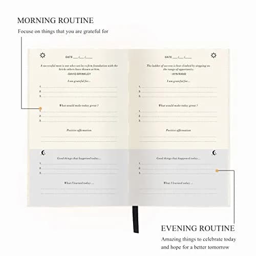 GOSSIP FOX Gratitude Journal for Happiness, Optimism & Reflection - Undated Daily Planner 15.2 x 21.3 cm (6 x 8.4 inches) thumbnail 4