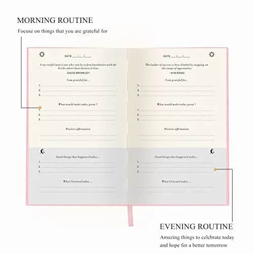 GOSSIP FOX Pink Gratitude Journal for Happiness & Reflection | 182 Pages (5 x 8 Inches) thumbnail 3