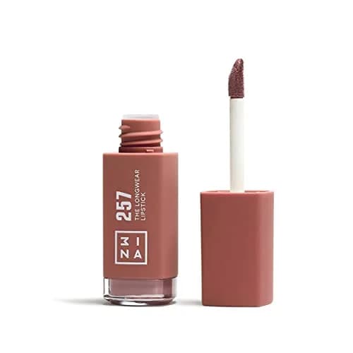 3INA Longwear Lipstick - 257 Wine Red | Matte, Transfer-Proof, 0.2 oz thumbnail 1