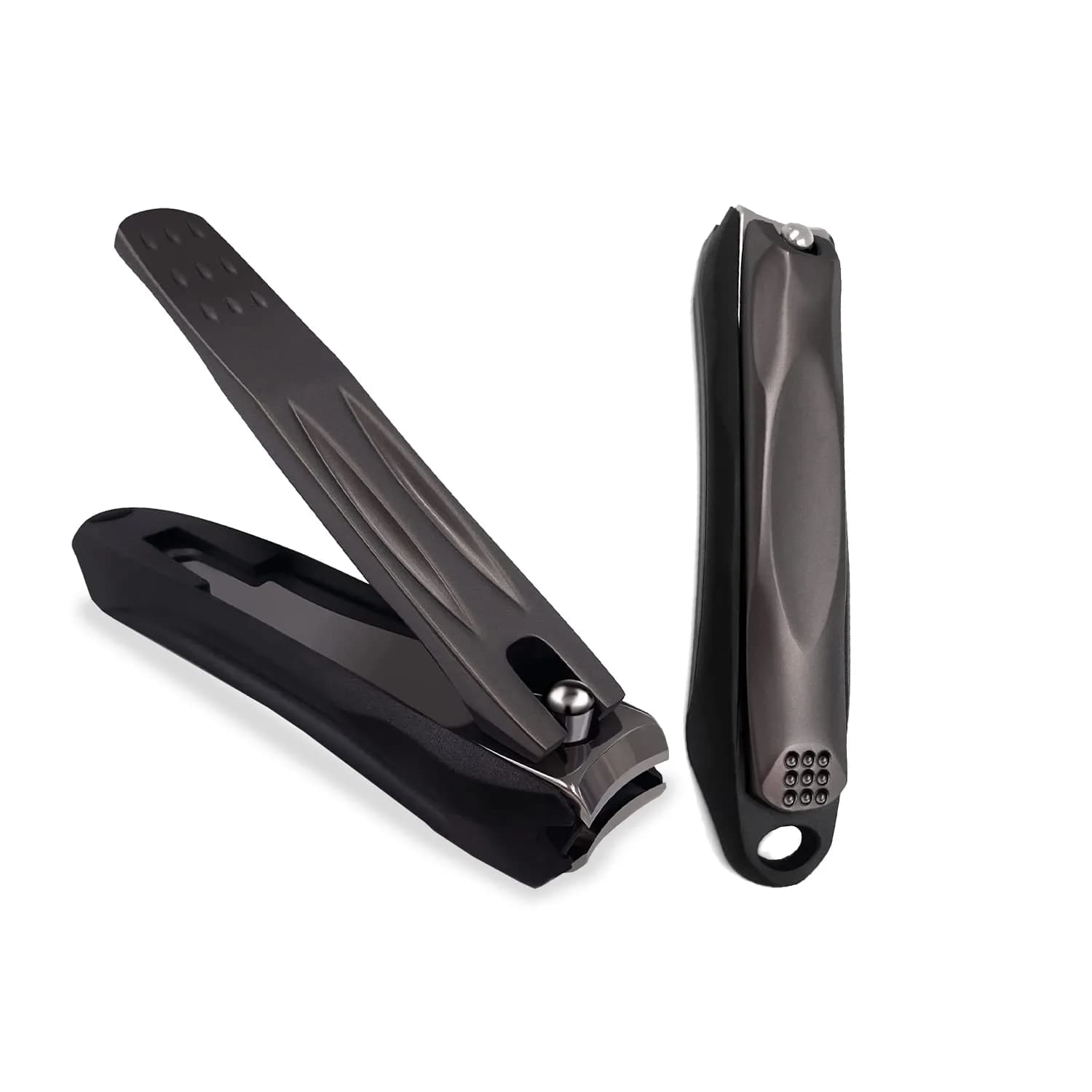Ongle Precision Nail Clippers with Catcher & Filer, 9.1cm (3.6in) Stainless Steel | Professional Manicure Tools