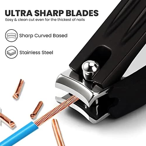 Ongle Precision Nail Clippers with Catcher & Filer, 9.1cm (3.6in) Stainless Steel | Professional Manicure Tools thumbnail 7