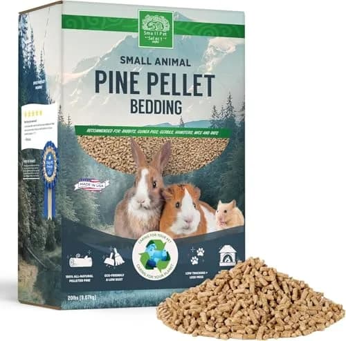 Small Pet Select Pine Pellet Bedding for Rabbits & Guinea Pigs | 20 lb | Natural, Eco-Friendly & Absorbent thumbnail 1