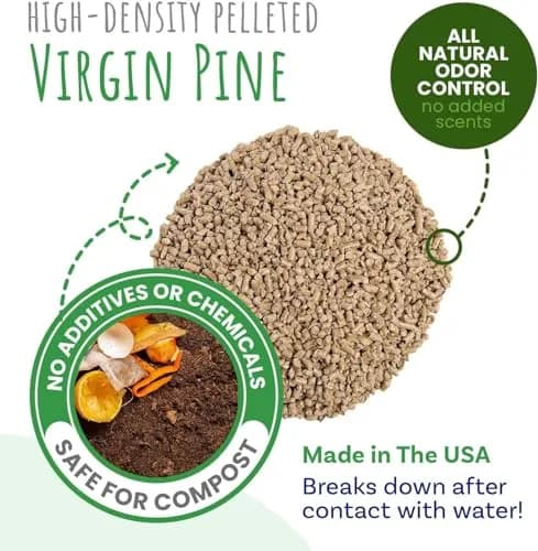 Small Pet Select Pine Pellet Bedding for Rabbits & Guinea Pigs | 20 lb | Natural, Eco-Friendly & Absorbent thumbnail 5