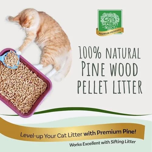Small Pet Select Pine Pellet Bedding for Rabbits & Guinea Pigs | 20 lb | Natural, Eco-Friendly & Absorbent thumbnail 3