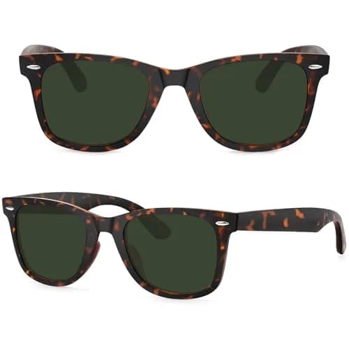 MEETSUN Polarized Sunglasses for Women, Classic Retro Square UV400 | Glare Reduction & UV Protection thumbnail 3