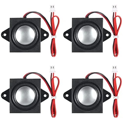 DWEII Mini Speaker 3 Watt 8 Ohm Rectangular Prism with JST-PH2.0 Interface (4-Pack, 15mm Thick) thumbnail 1