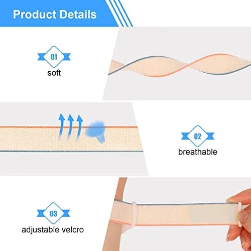 Qonuiy Kids AirTag Wristband Holder with Adjustable Nylon Bracelet | Protective Case for Toddler Child Elder (Milk White) thumbnail 3