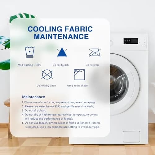 HOMFINE Cooling Blanket for Hot Sleepers King Size | Reversible Double-Sided Design with Q-Max 0.439 for Instant Cool thumbnail 8