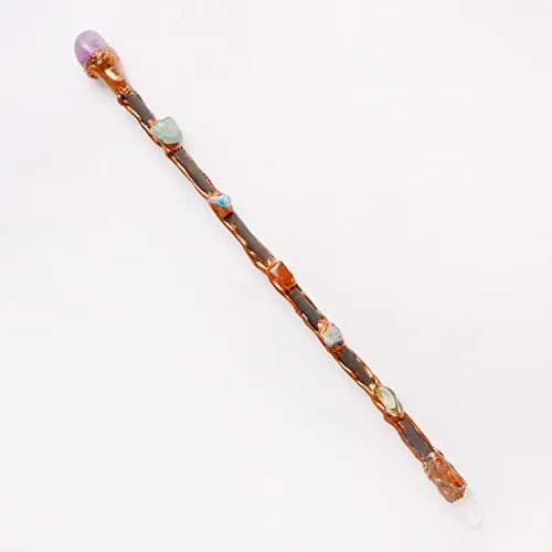 Rich Boxer Wizard Wand 33cm | Handcrafted Crystal Decor for Witches & Wizards thumbnail 5