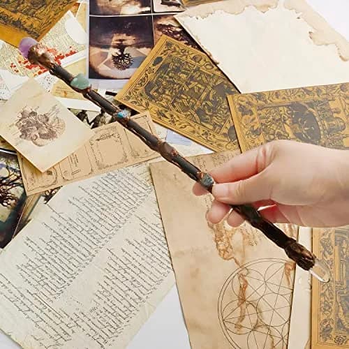 Rich Boxer Wizard Wand 33cm | Handcrafted Crystal Decor for Witches & Wizards thumbnail 7