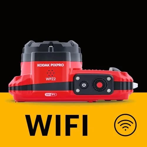 KODAK PIXPRO WPZ2 Waterproof Digital Camera 16MP 4X Optical Zoom 15m Red | 1080p HD Video thumbnail 7
