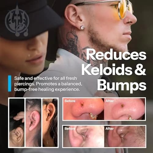 H2Ocean Piercing Aftercare Spray & Keloid Removal 3-Pack | 360ml (12 Fl Oz) Sea Salt Solution for New Piercings thumbnail 6