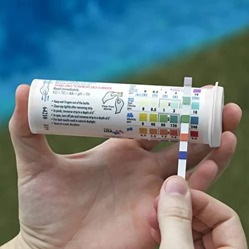 Poolmaster Smart Test 6-Way Swimming Pool and Spa Water Chemistry Test Strips 100 Count (2 Pack) | Test Chlorine, Bromine, pH, Alkalinity, Total Chlorine & Hardness thumbnail 5