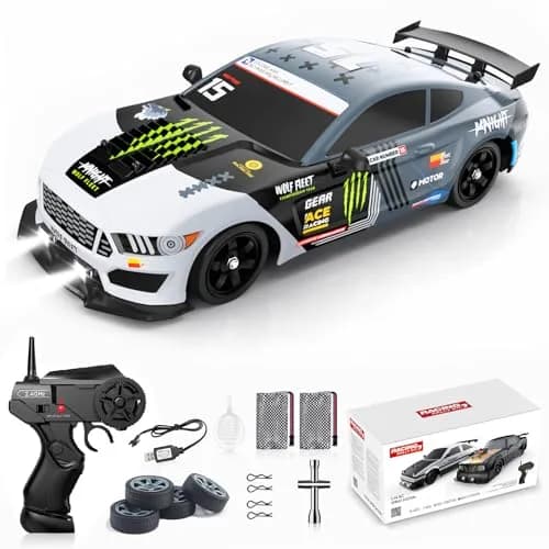 Desdoni 1:16 Scale RC Drift Car | 4WD 18KM/H High Speed with LED Lights & Spray thumbnail 1