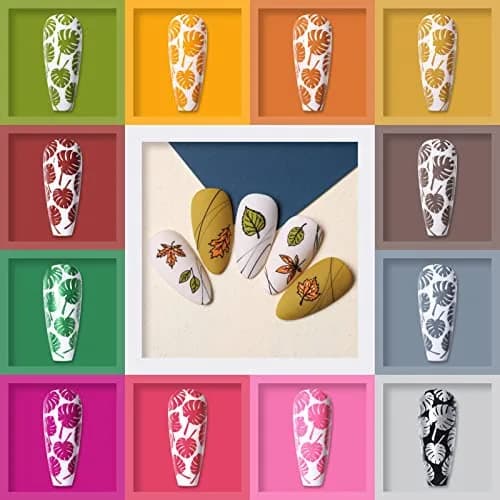 Born Pretty Stamping Nail Polish 12 Colors Fall Winter Set | 10ml (0.34 fl oz) Each thumbnail 5