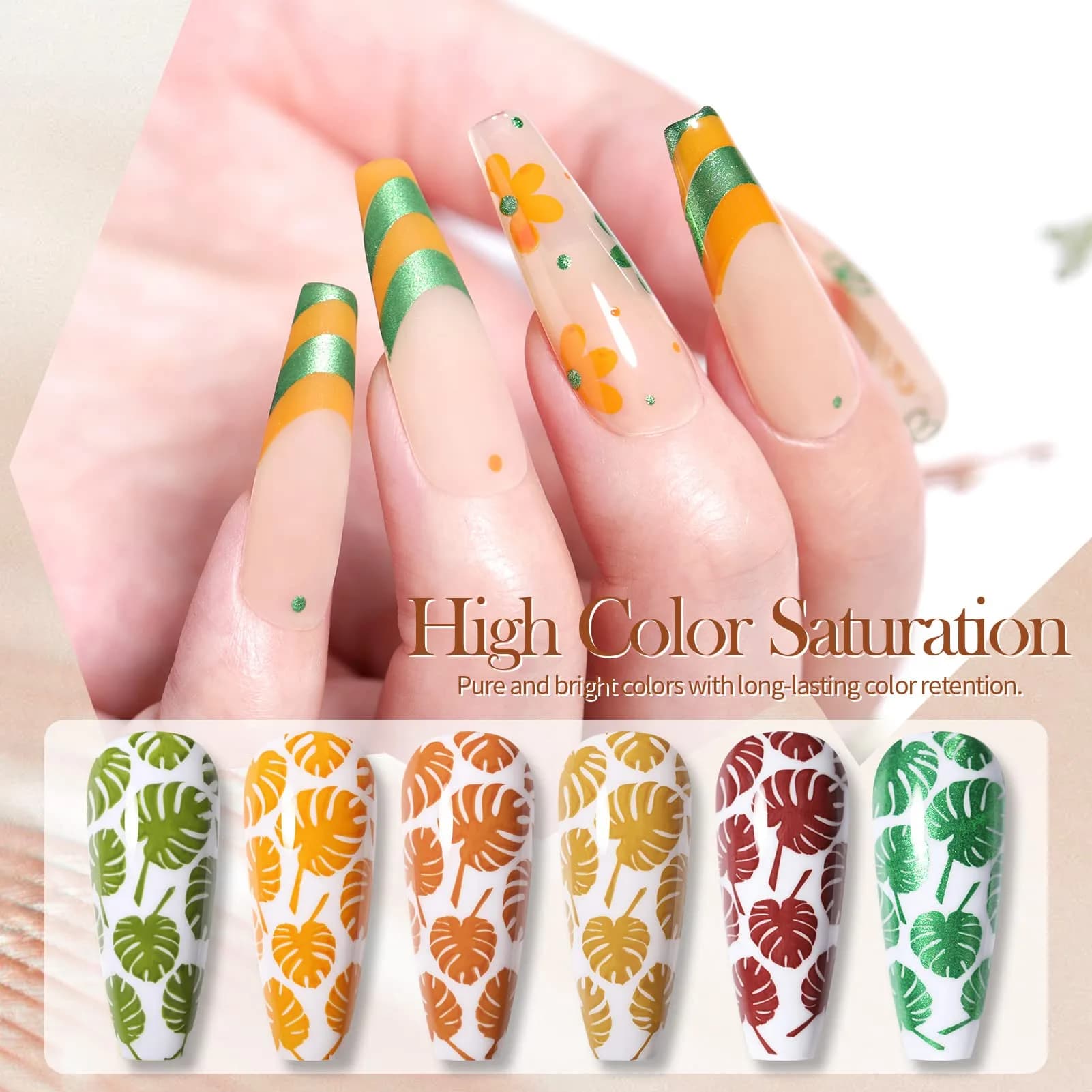 Born Pretty Stamping Nail Polish 12 Colors Fall Winter Set | 10ml (0.34 fl oz) Each - view 3