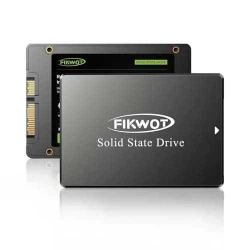 Fikwot FS810 128GB SSD | Internal SATA III Solid State Drive, Up to 560MB/s, 3D NAND TLC, 2.5" for Desktops & Laptops (Black) thumbnail 1