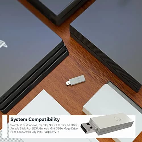MAYFLASH Magic-NS Lite Wireless Bluetooth USB Adapter for Switch, Windows, macOS, PS5 Controller | 200ml (6.76 Fl Oz) thumbnail 4