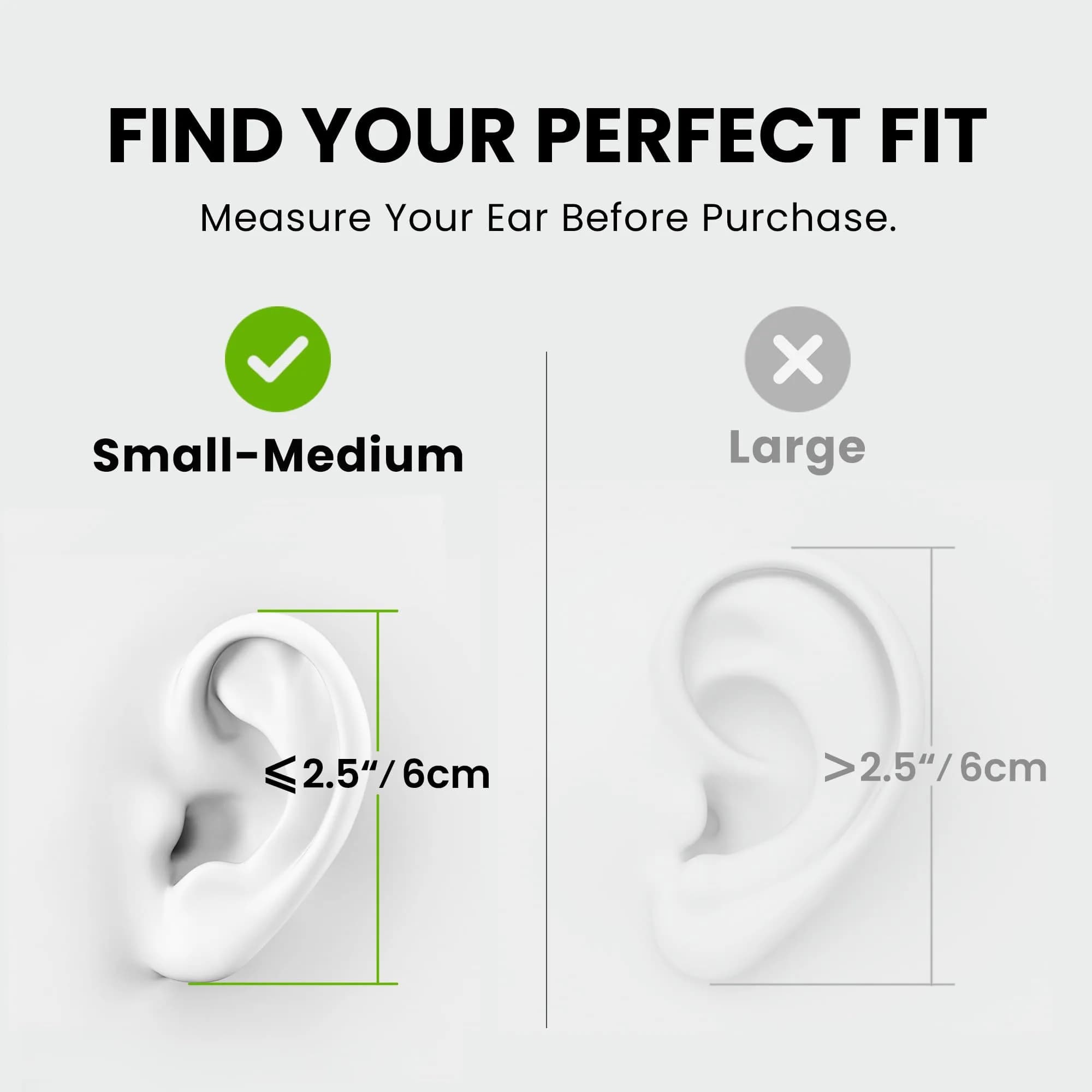 Avantree Resolve Open-Ear Wired Earbuds with Mic & Over-Ear Hook | Small-Medium Size, 1.2m Cable - view 2
