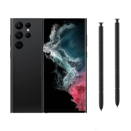 Alovexiong Replacement S Pen for Samsung Galaxy S22 Ultra 5G SM-S908 (Black, 2-Pack) thumbnail 1