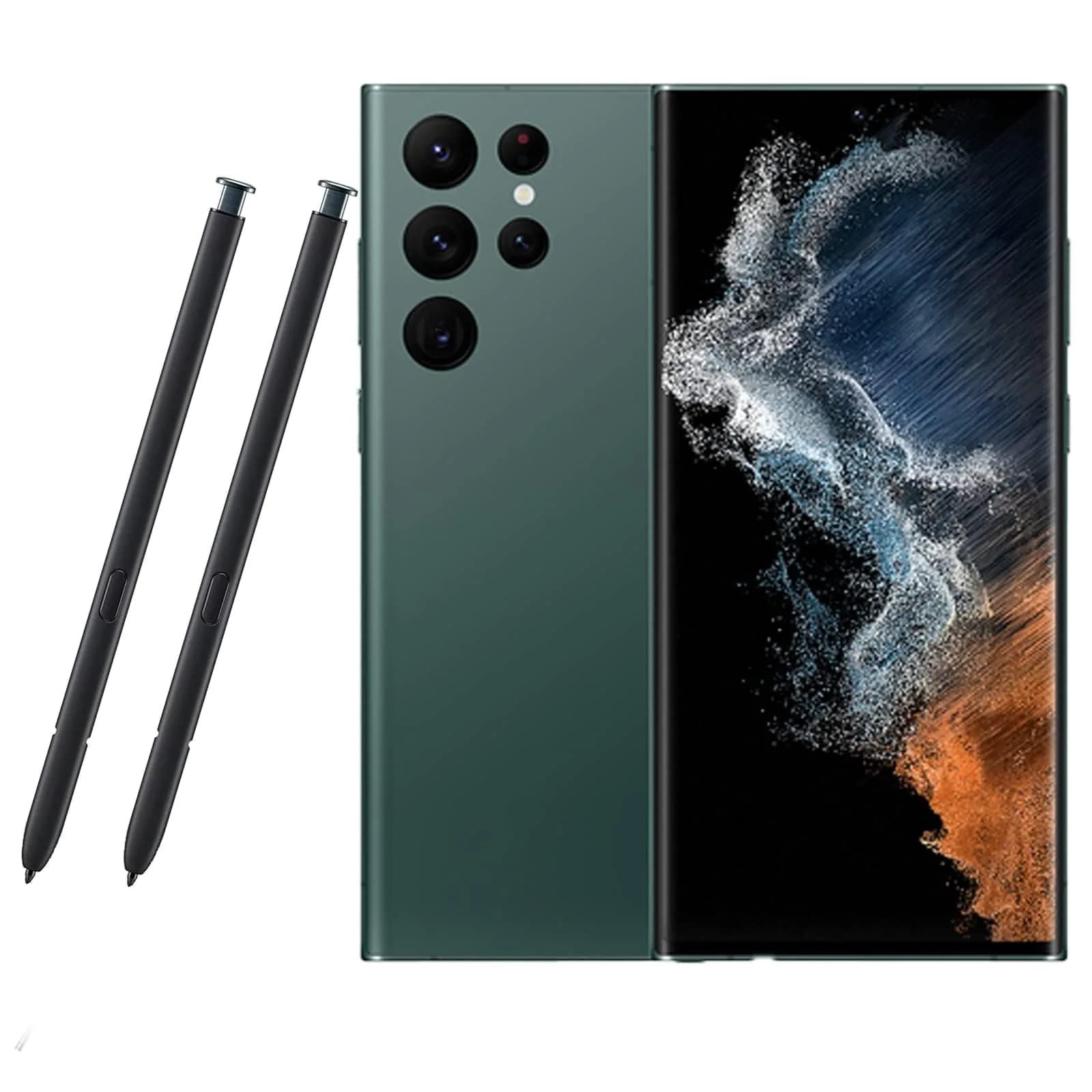 Alovexiong Replacement S Pen for Samsung Galaxy S22 Ultra 5G SM-S908 (2-Pack, Green) | Precise Control for Note-Taking & Sketching - main product image