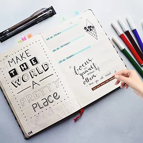 DQDEDIAN Vintage Scrapbook Stickers 406pcs | Colorful Quote & Word Stickers for Journaling & Crafts thumbnail 4