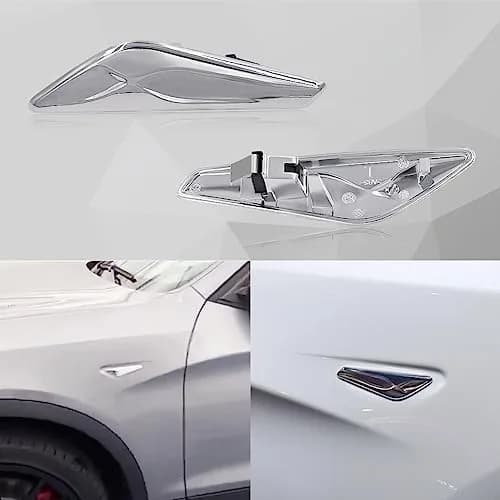 JDMON Front Fender Chrome Finisher for BMW X3 F25 & X4 F26 2013-2017 | Direct Fit Replacement thumbnail 2