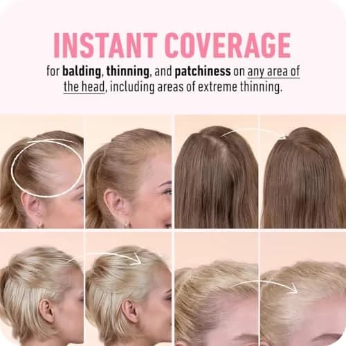 Boldify Hairline Powder Root Touch Up Dark Blonde 10g | Instant Gray Coverage & Thinning Hair Filler thumbnail 4