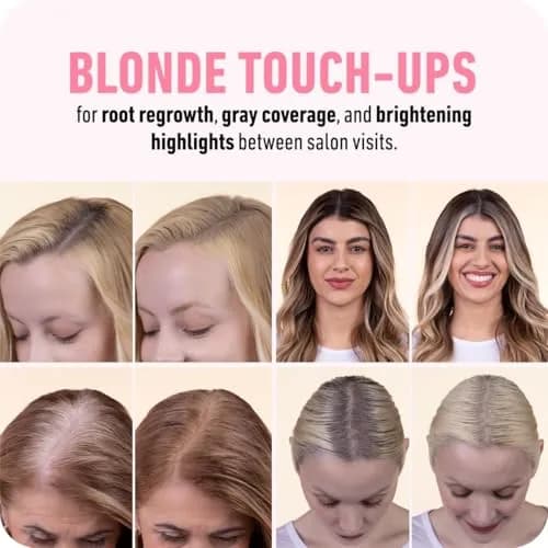Boldify Hairline Powder Root Touch Up Dark Blonde 10g | Instant Gray Coverage & Thinning Hair Filler thumbnail 5