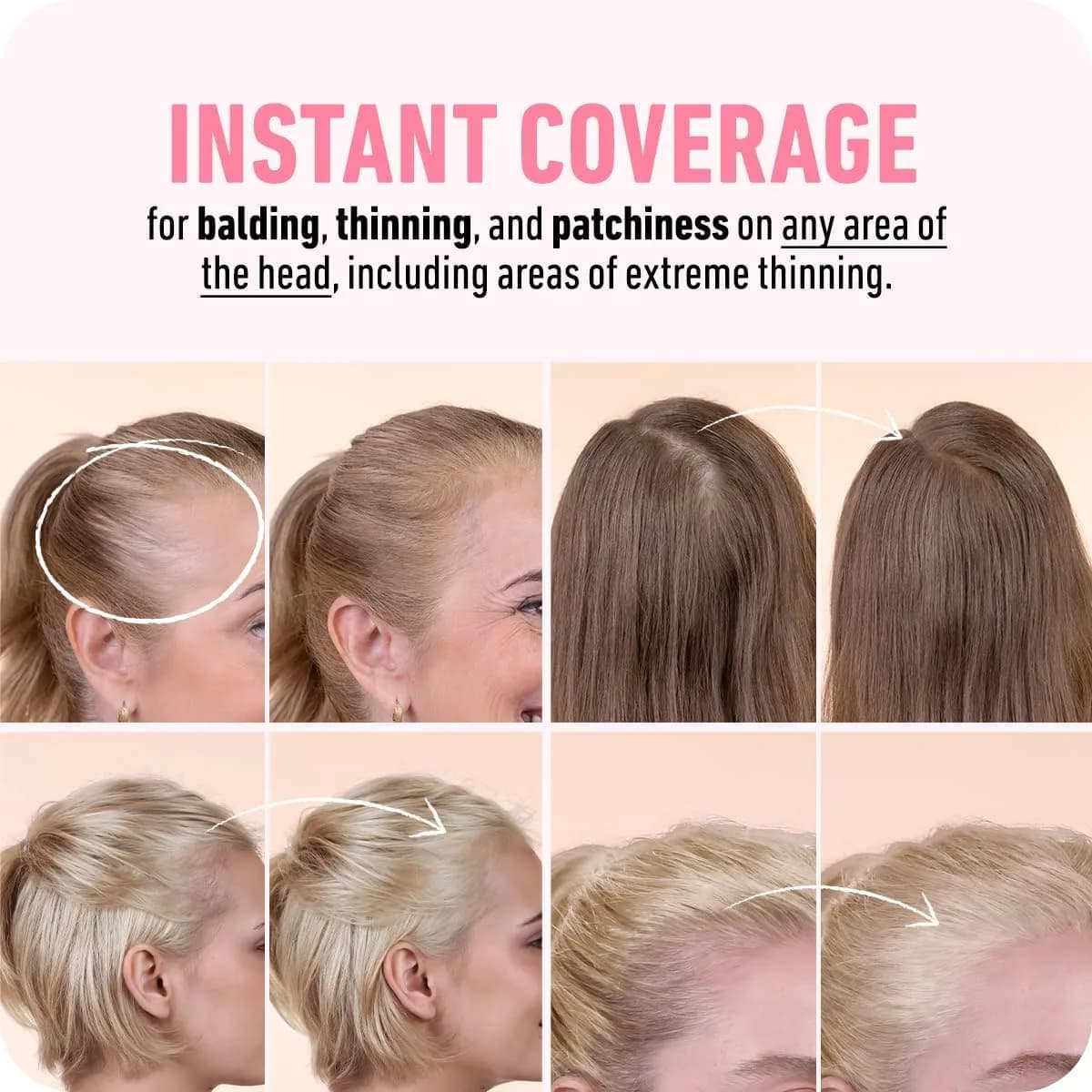 Boldify Hairline Powder Large 10g | Instant Gray Root Touch Up for Thinning Hair - view 4