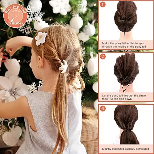 TsMADDTs 3Pack Hair Styling Tools Set with French Braid Loop, Rat Tail Comb, and Metal Pin Tail Comb | Effortless Braiding & Updos thumbnail 3
