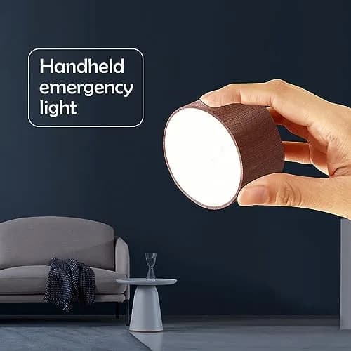 LANDGOO Wood Wall Sconce Bedside Lamp Rechargeable | Natural Wood, Dimmable, Portable thumbnail 3